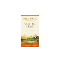 Birchall Groene Thee Perzik 25 Plantaardige Theezakken