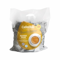 Caféclub Supercreme Koffiepads Cafeïnevrij Voordeeltas