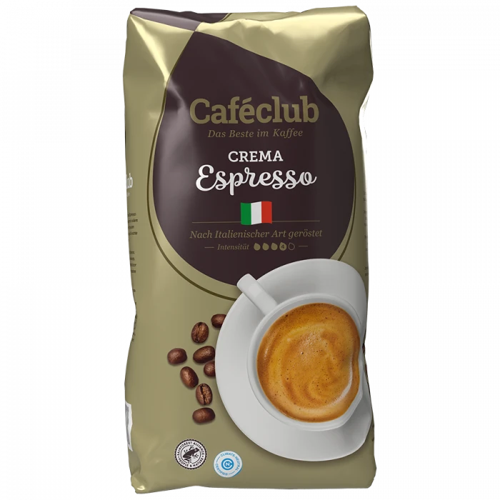 Caféclub Crema Espresso Koffiebonen 1 Caféclub Crema Espresso Koffiebonen