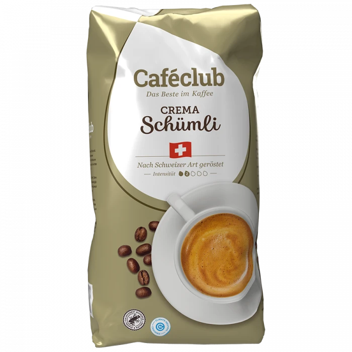 Caféclub Crema Schümli Koffiebonen 1 Caféclub Crema Schümli Koffiebonen