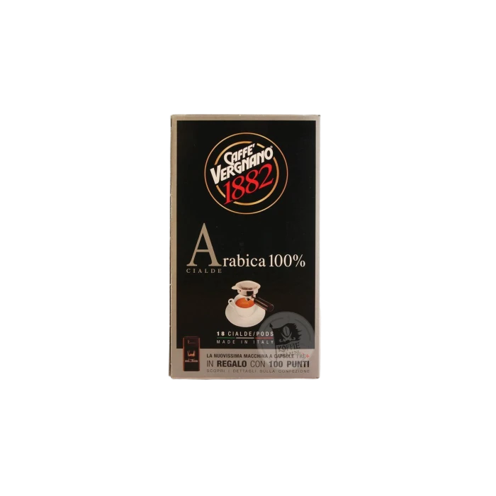 Caffè Vergnano 100% Arabica ESE-servings 18st 1 Caffè Vergnano 100% Arabica ESE-servings 18st
