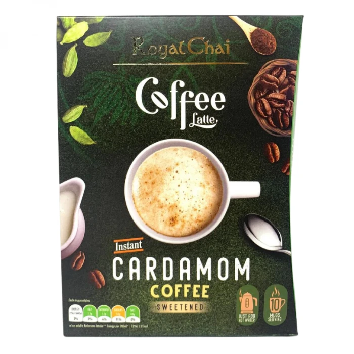 Royal Chai Caffe Latte Cardamom Poeder Gezoet 1 Royal Chai Caffe Latte Cardamom Poeder Gezoet